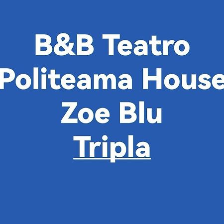 Paleemo Centro Zoe Blu Bed and Breakfast Palermo Exteriör bild