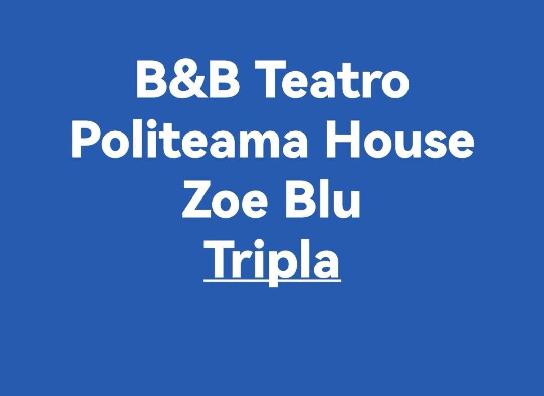 Paleemo Centro Zoe Blu Bed and Breakfast Palermo Exteriör bild